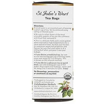 St John's Wort Organic Tea by Celebration Herbals