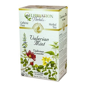 Valerian Mint Tea Organic by Celebration Herbals