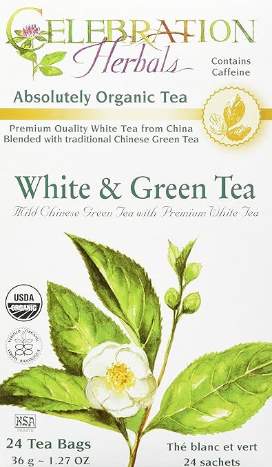 White and Green Tea Organic by Celebration Herbals