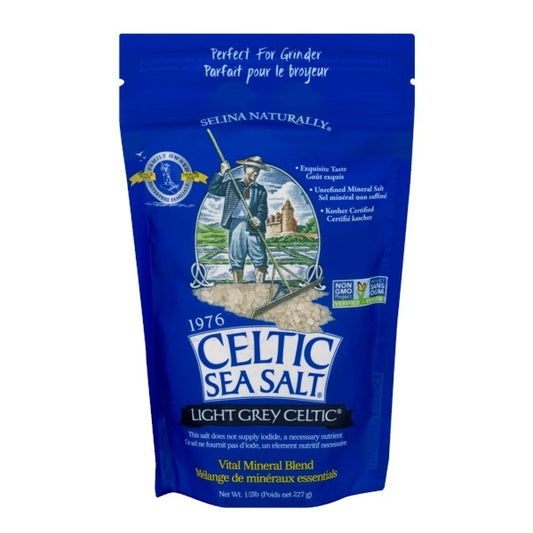 Celtic Sea Salt Light Grey 1/2lb by Selina Naturally