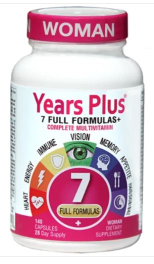 Years Plus Multivitamin Female Energy by Century Systems