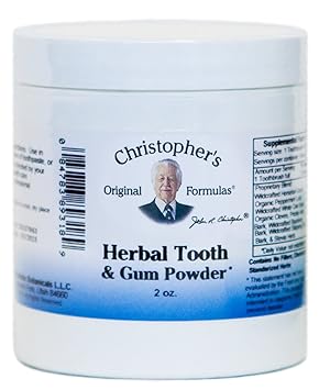 Herbal Tooth Powder by Christopher's Formulas