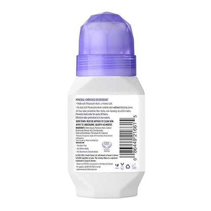 Lavender & White Tea Crystal Roll On Deoderant by Crystal Body