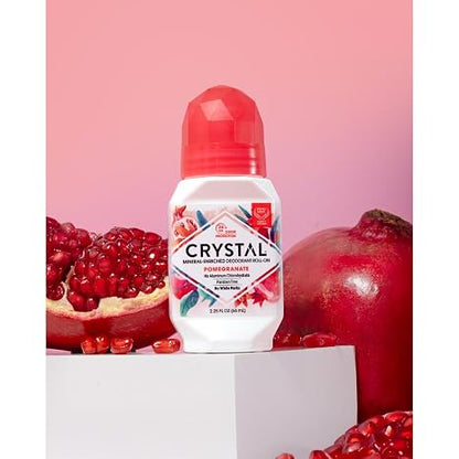 Pomegranate Crystal Roll On Deoderant by Crystal Body