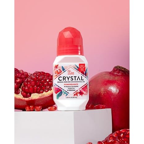 Pomegranate Crystal Roll On Deoderant by Crystal Body