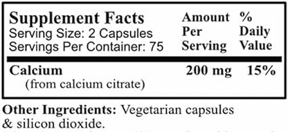 Calcium Citrate Capsules by Daily