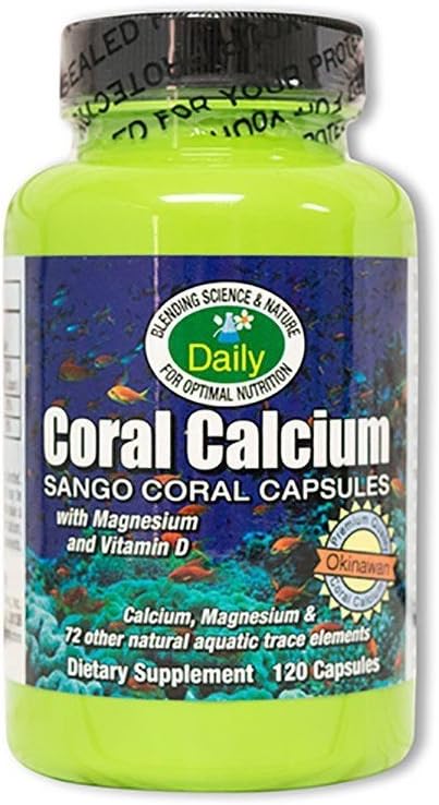 Coral Calcium Magnesium & D3 Capsules by Daily