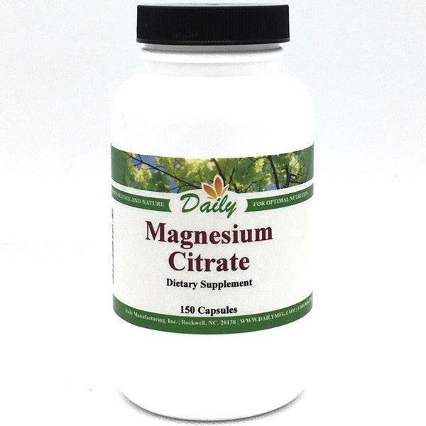 Magnesium Citrate 100mg Capsules by Daily