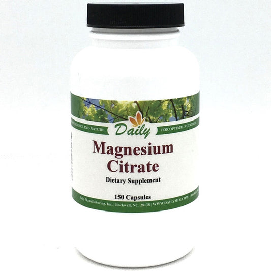 Magnesium Citrate 100mg Capsules by Daily