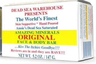 Original Salt Soap Bar by Dead Sea Warehouse