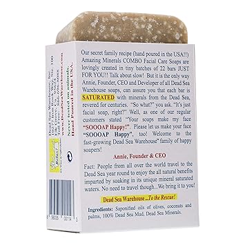 Combo Facial Bar Soap by Dead Sea Warehouse