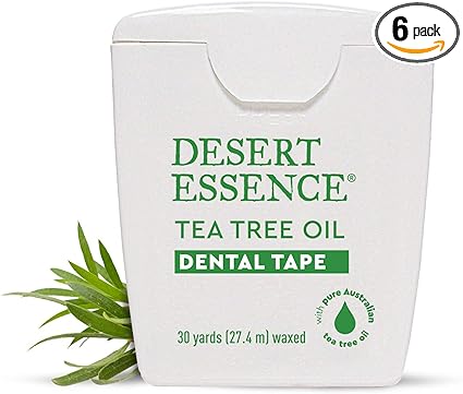 Waxed Dental Tape Tea Tree by Desert Essence
