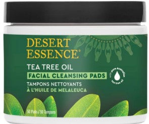 Face Cleansing Pads with Tea Tree by Desert Essence