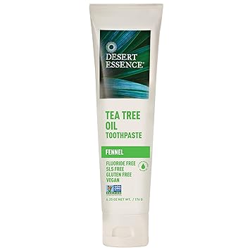 Tea Tree Fennel Flouride Free Toothpaste by Desert Essence