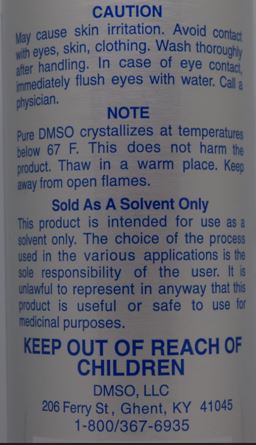 99.9% Pure Liquid Unscented DMSO