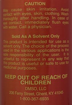 70% DMSO Liquid Unscented