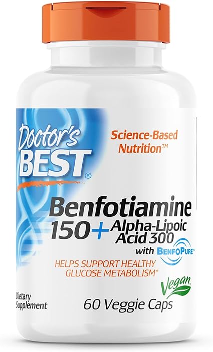 Benfotiamine & Alpha Lipoic Acid Capsules by Doctor's Best