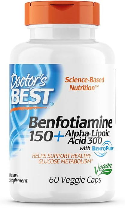 Benfotiamine & Alpha Lipoic Acid Capsules by Doctor's Best
