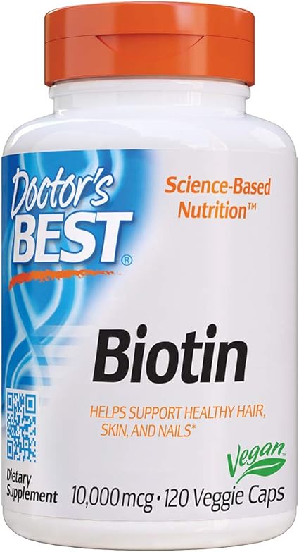 Biotin 10,000mcg Capsules by Doctor's Best