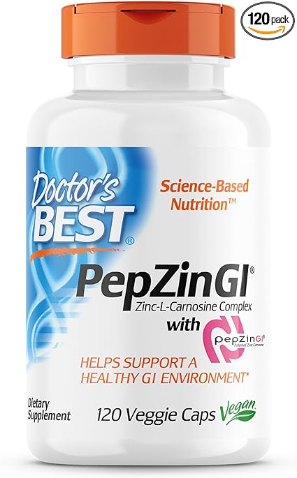 PepZinGI with Zinc & Carnosine Complex by Doctor's Best