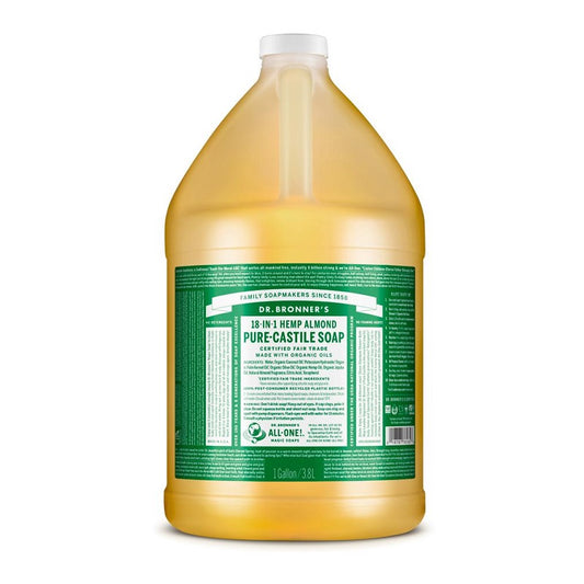 Pure-Castile Liquid Soap Almond Gallon by Dr. Bronner's