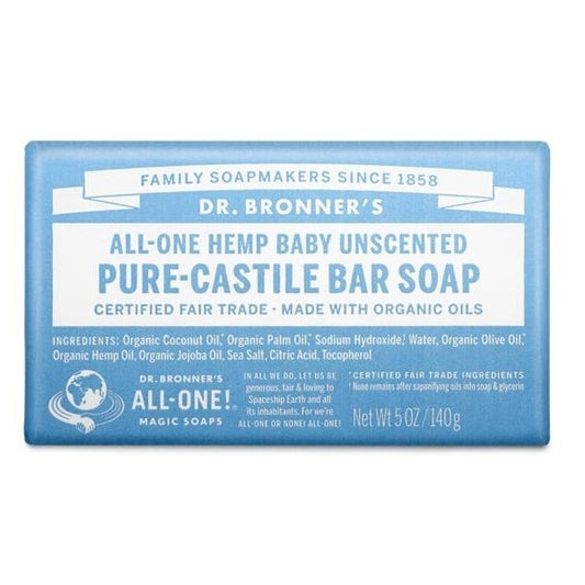 Pure-Castile Soap Bar Baby Unscented by Dr. Bronner’s