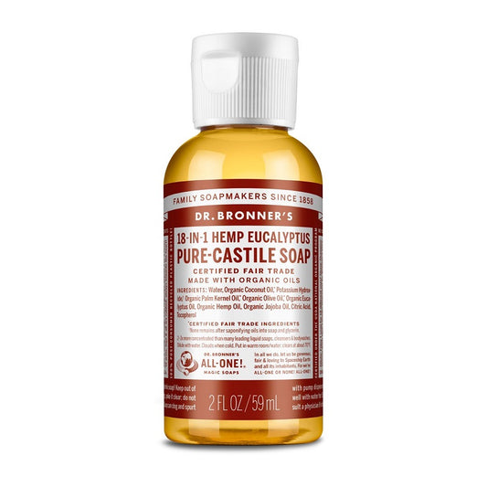 Pure-Castile Liquid Soap Eucalyptus 2oz by Dr. Bronner’s