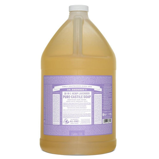 Pure-Castile Liquid Soap Lavender Gallon by Dr. Bronner’s