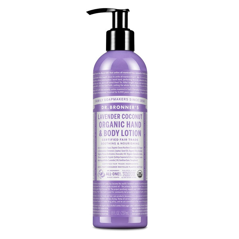Organic Hand & Body Lotion Lavender Coconut by Dr. Bronner's