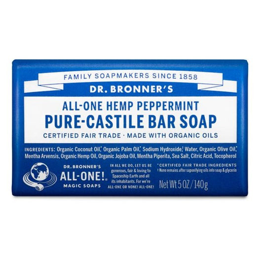 Pure-Castile Soap Bar Peppermint by Dr. Bronner’s