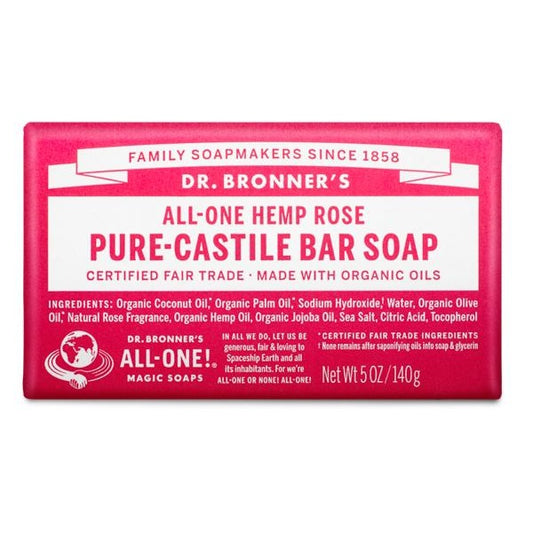 Pure-Castile Soap Bar Rose by Dr. Bronner’s