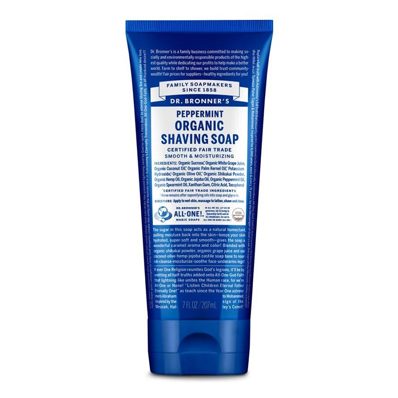 Shaving Soap Peppermint by Dr. Bronner's