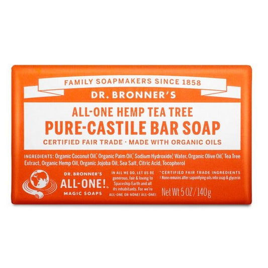 Pure-Castile Soap Bar Tea Tree by Dr. Bronner’s