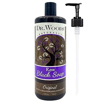 Raw Black Soap Original Liquid by Dr Woods
