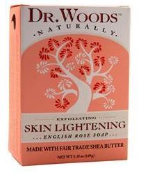 Skin Lightening English Rose Soap Bar by Dr Woods