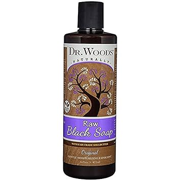 Black Soap Liquid with Shea Butter by Dr Woods