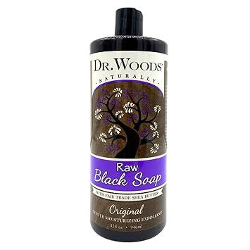 Black Soap Liquid with Shea Butter by Dr Woods