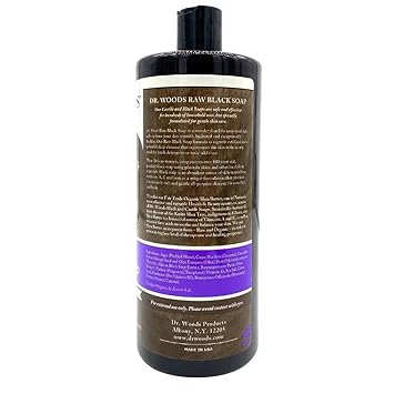 Black Soap Liquid with Shea Butter by Dr Woods