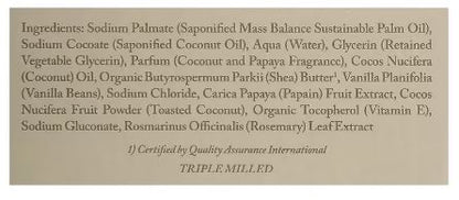 Coconut Milk & Shea Butter Bar Soap by Dr Woods