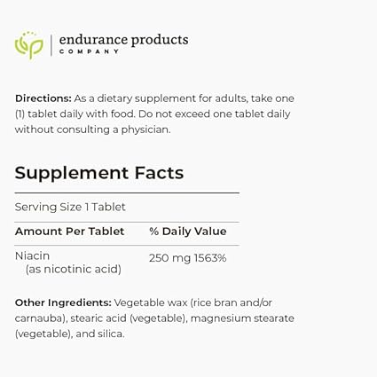 Endur-Acin 250mg Tablets by Endurance Products