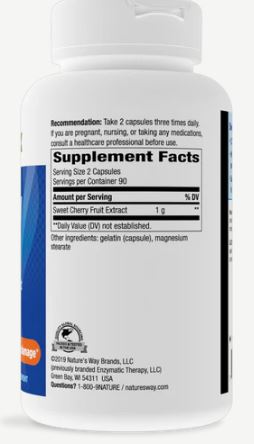 Cherry Fruit Extract Capsules by Nature's Way