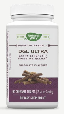 Ultra DGL Licorice Chocolate Chewable by Nature's Way