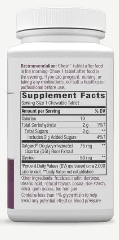 Ultra DGL Licorice Chocolate Chewable by Nature's Way