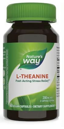 L-Theanine 200mg Capsules by Nature's Way