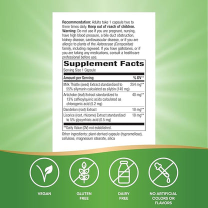 Super Milk Thistle Capsules by Nature's Way