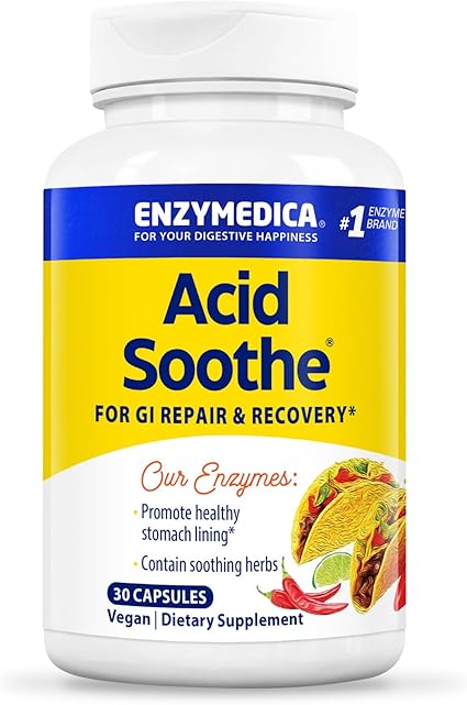 Acid Soothe Capsules by Enzymedica
