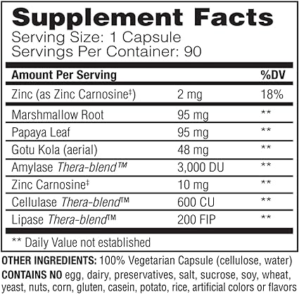 Acid Soothe Capsules by Enzymedica