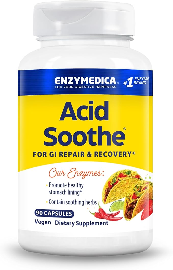 Acid Soothe Capsules by Enzymedica