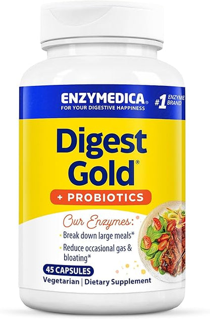 Digest Gold + Probiotics Capsules by Enzymedica