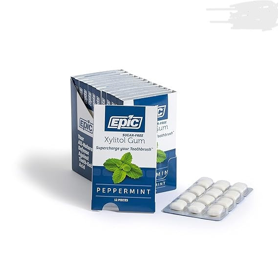 Peppermint Xylitol Gum by Epic Dental